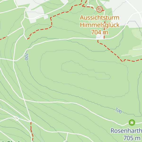 Map of Hoher Busch