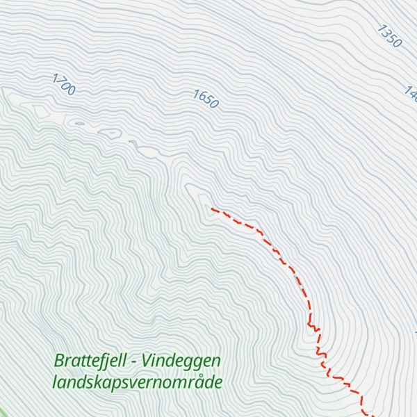 Map of Gaustatoppen