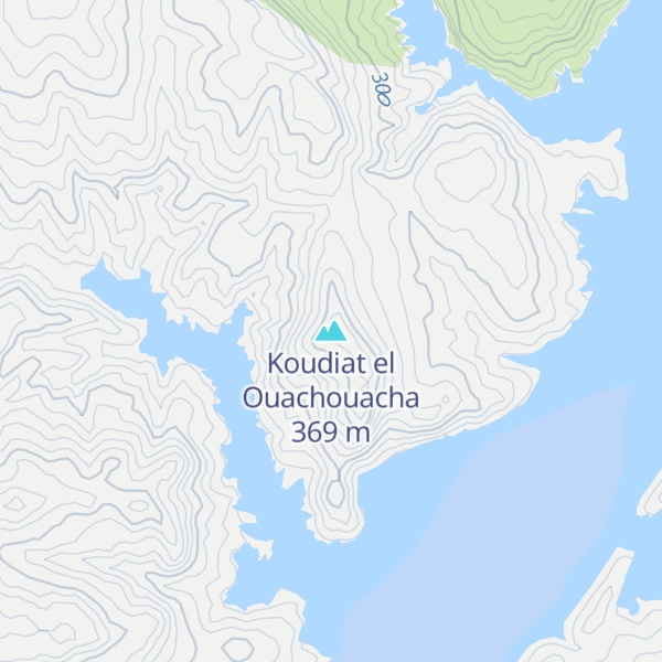 Map of Koudiat el Ouachouacha