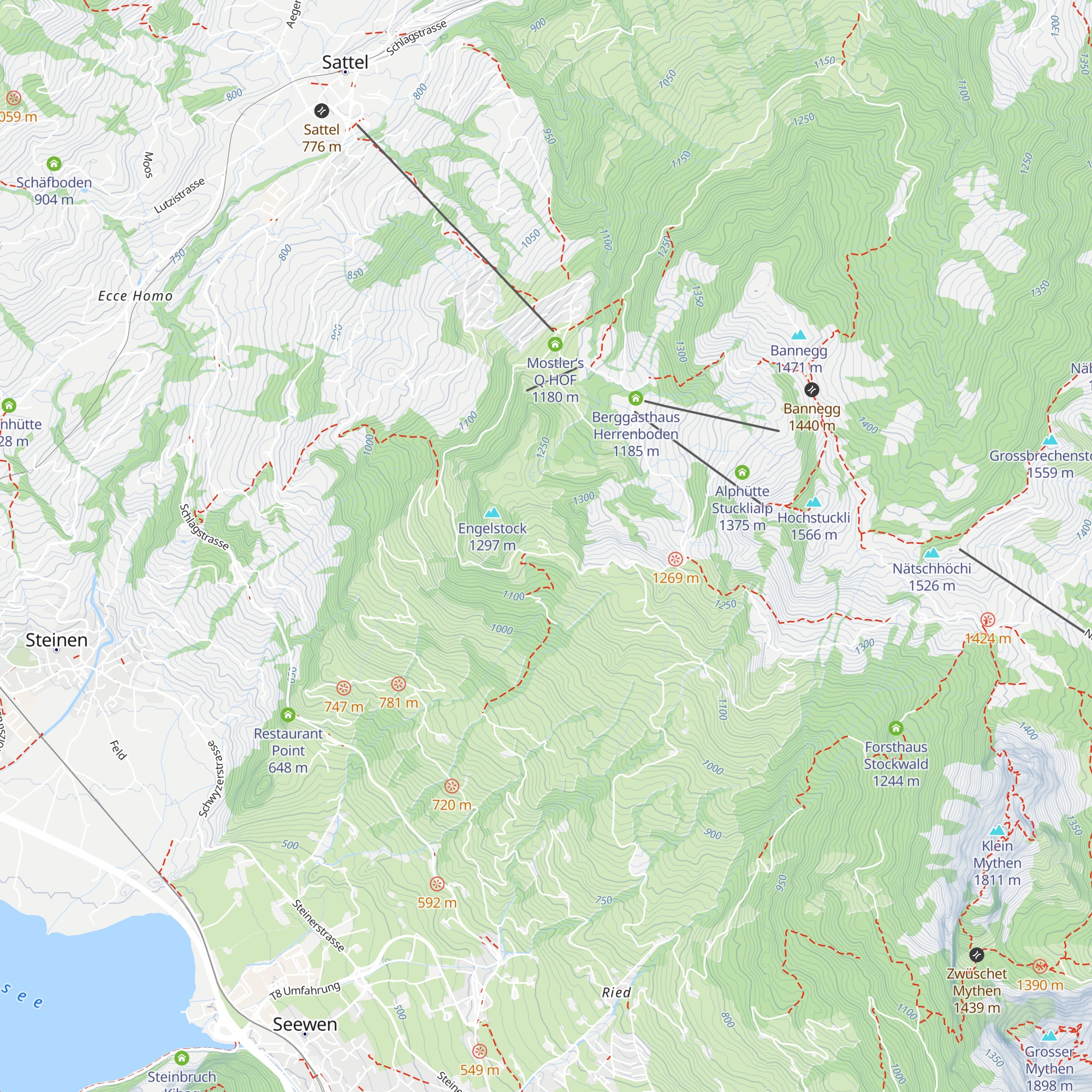 Blüemlisberg map