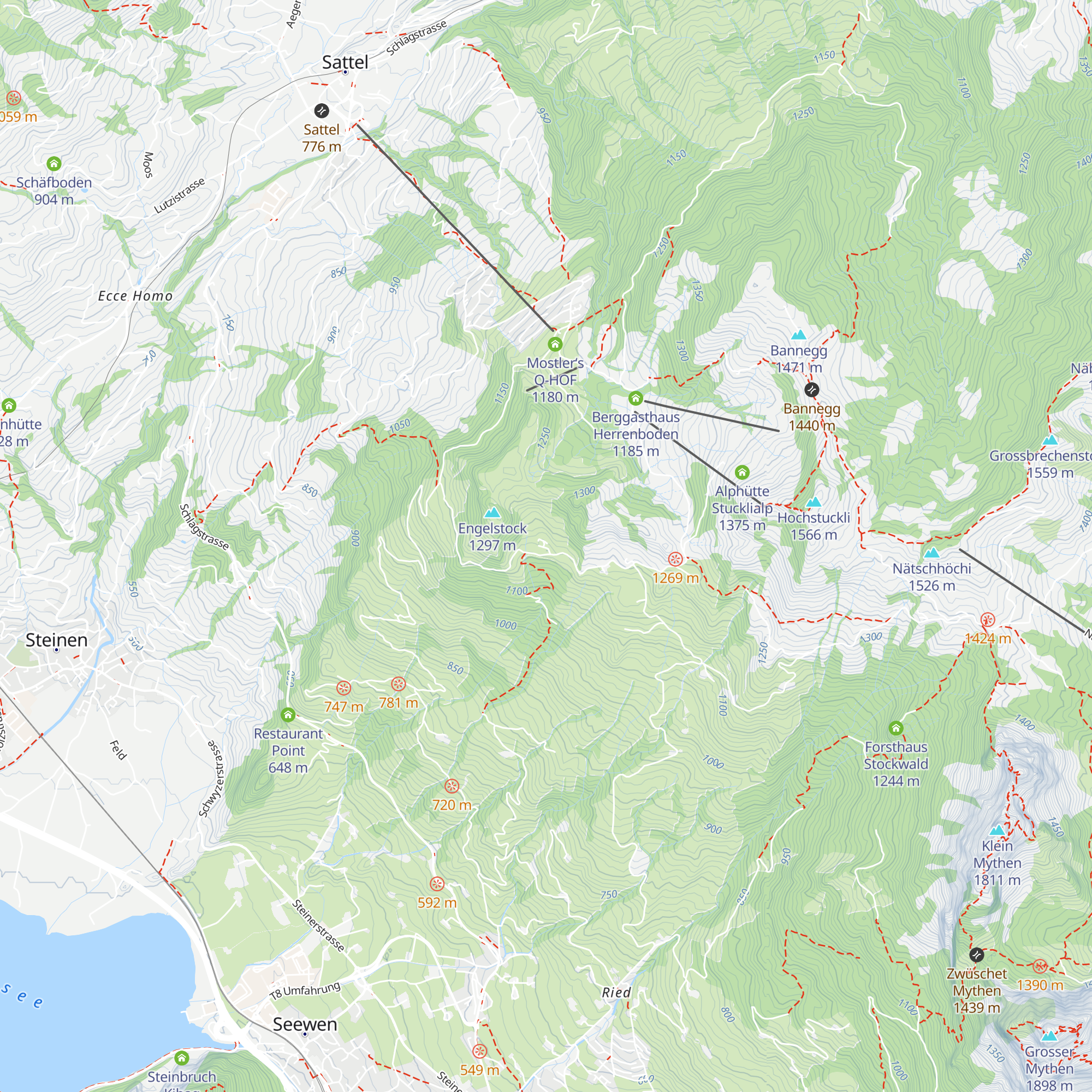 Blüemlisberg map