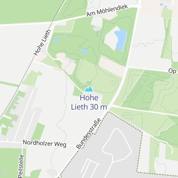 Map of Hohe Lieth