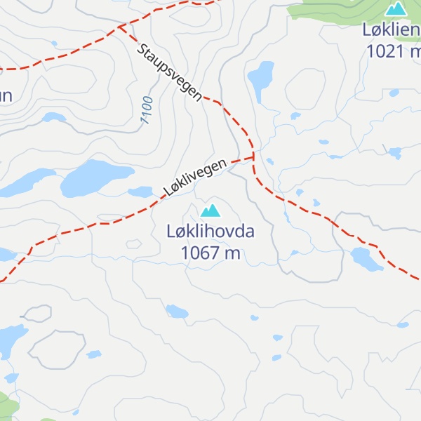 Map of Løklihovda