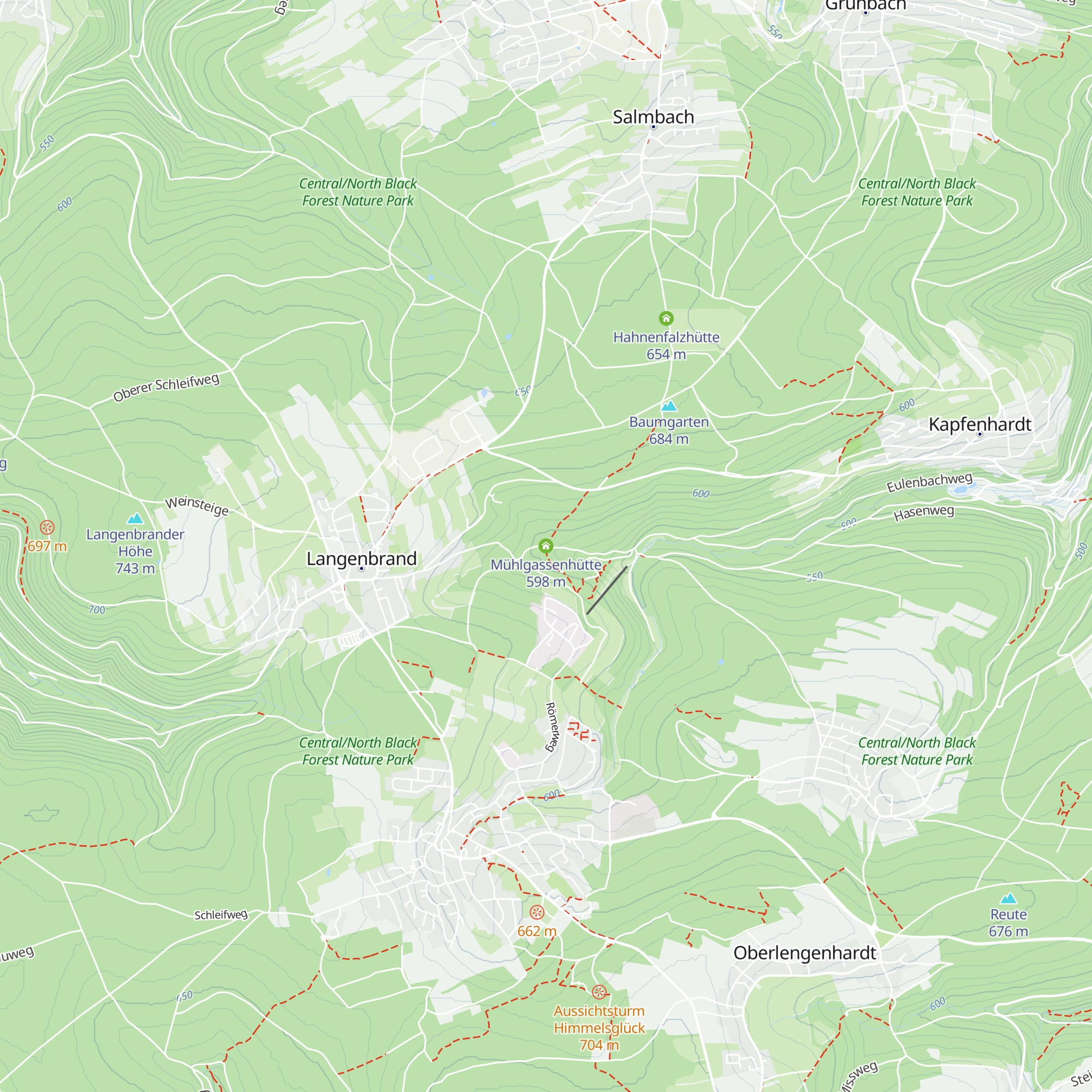 Mühlgassenhütte map