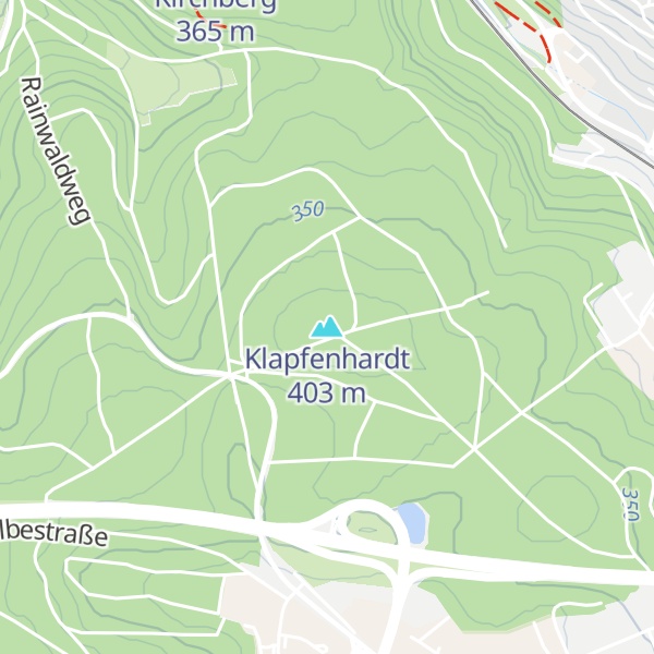 Map of Klapfenhardt