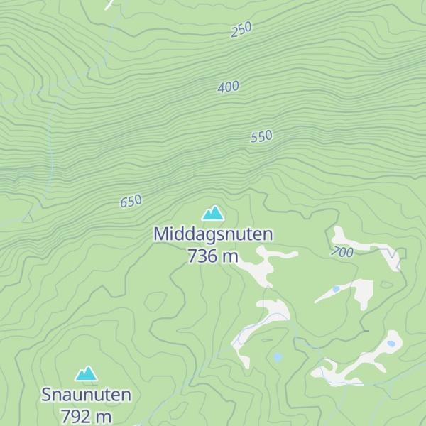 Map of Middagsnuten