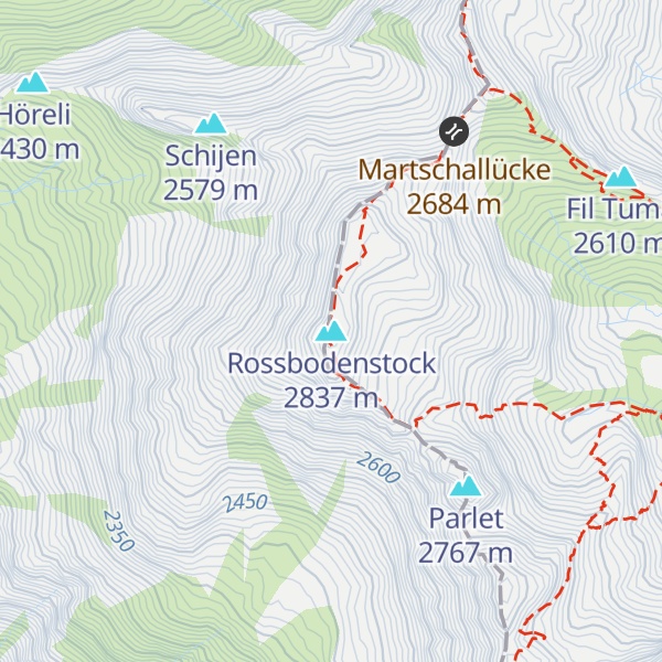 Map of Rossbodenstock