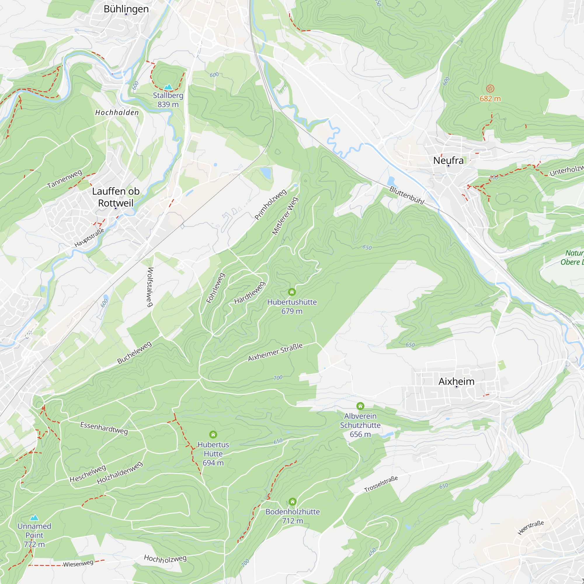 Hubertushütte map