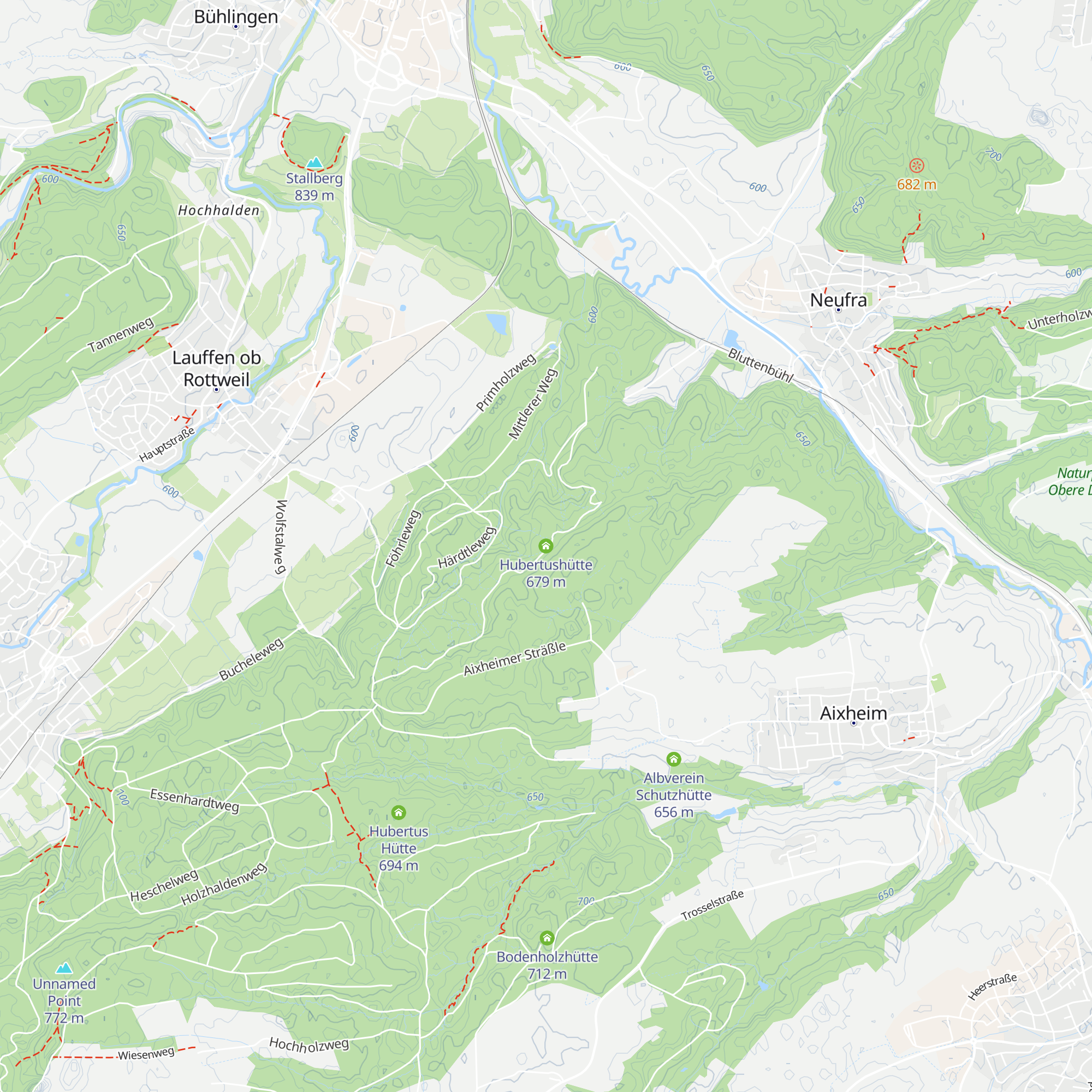 Hubertushütte map