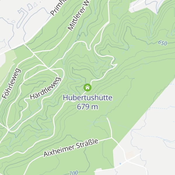 Map of Hubertushütte