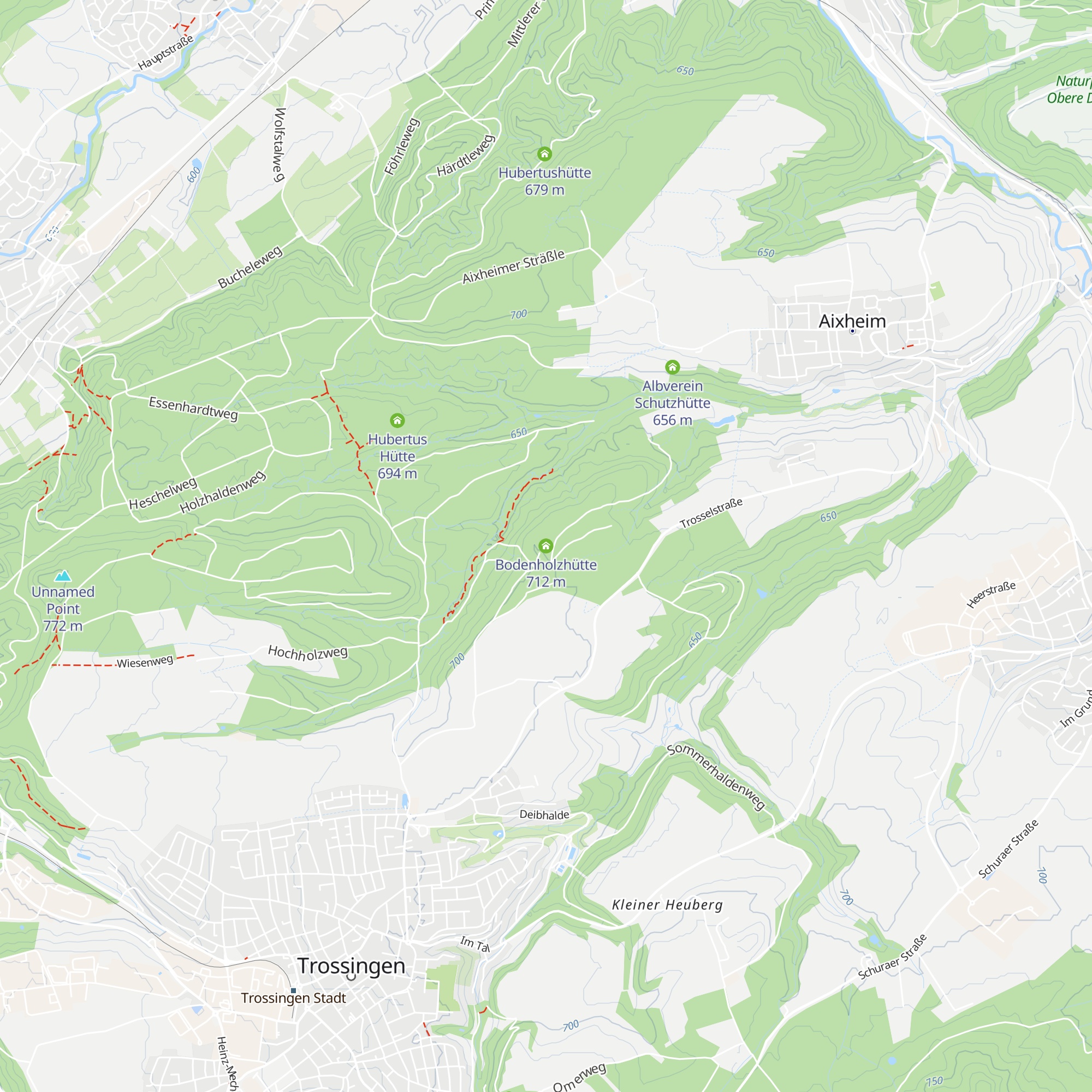Bodenholzhütte map