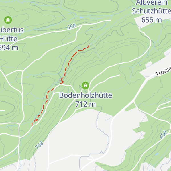 Map of Bodenholzhütte