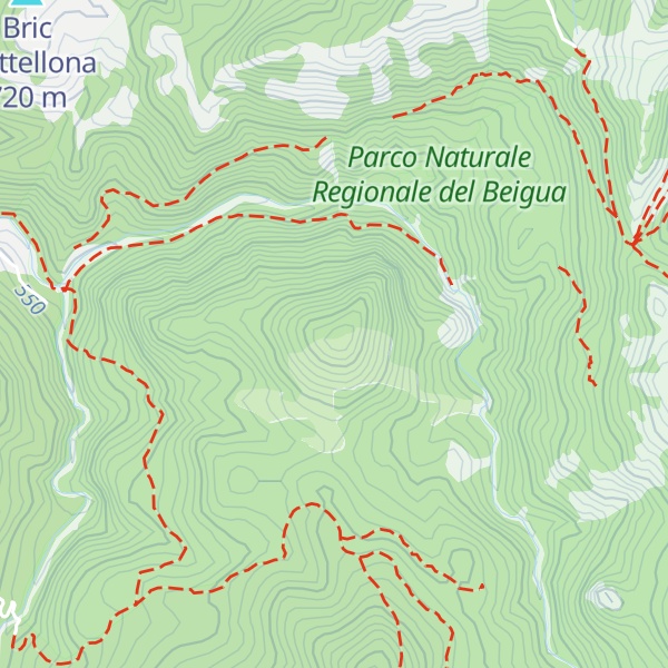 Map of Bric del Porco