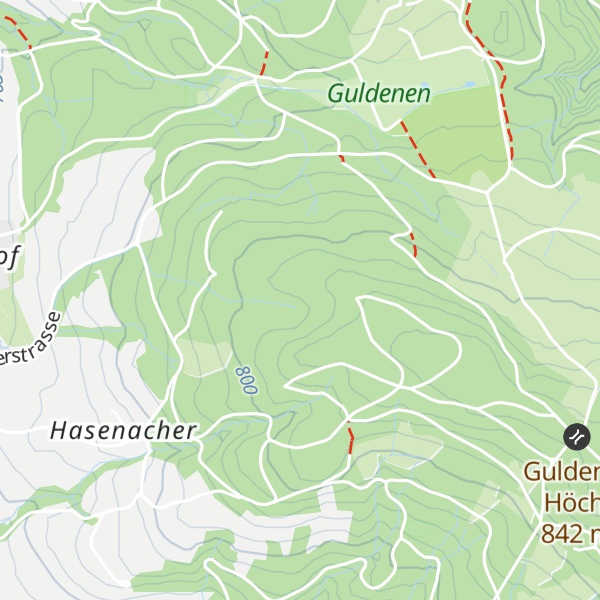 Map of Waldhütte Herrliberg