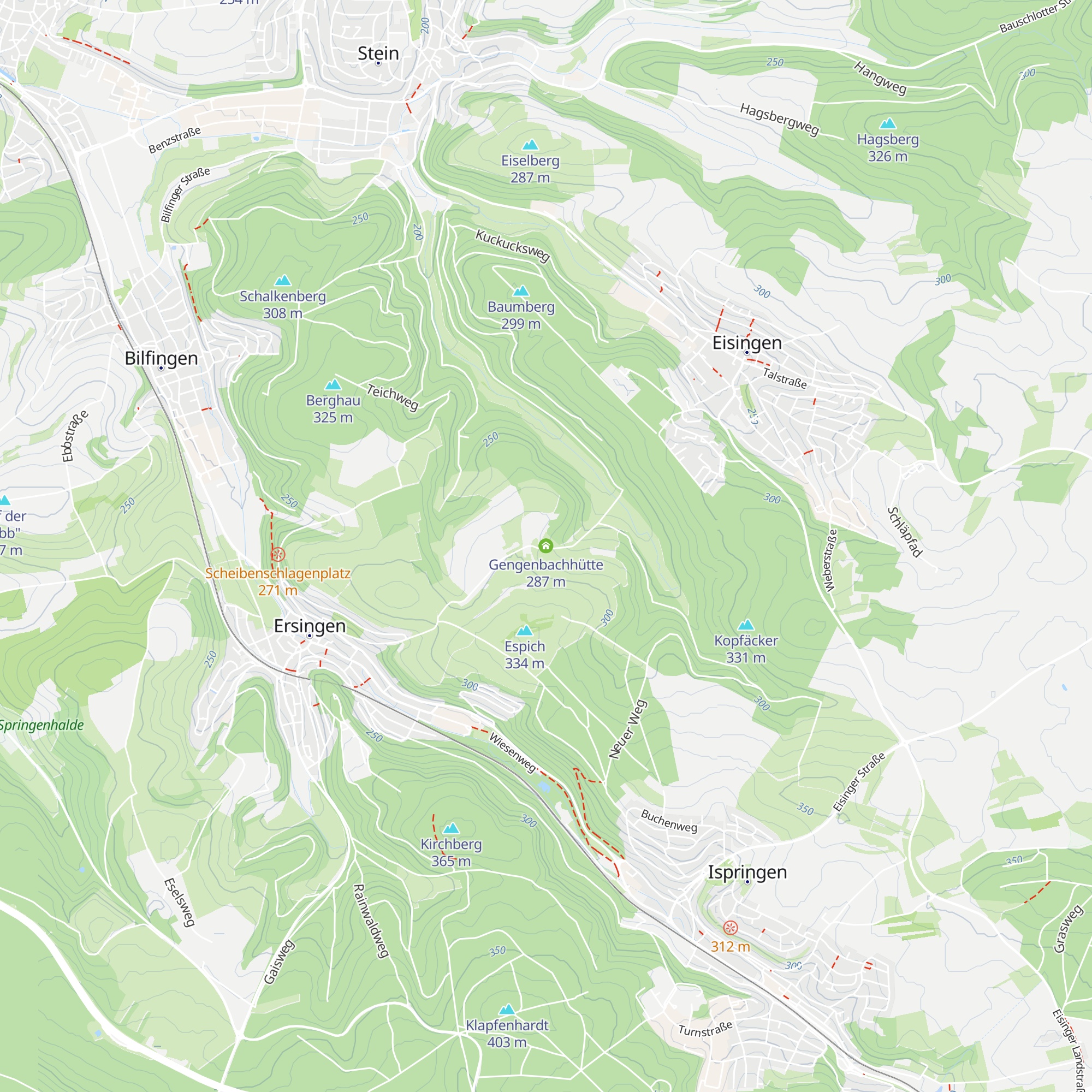 Gengenbachhütte map