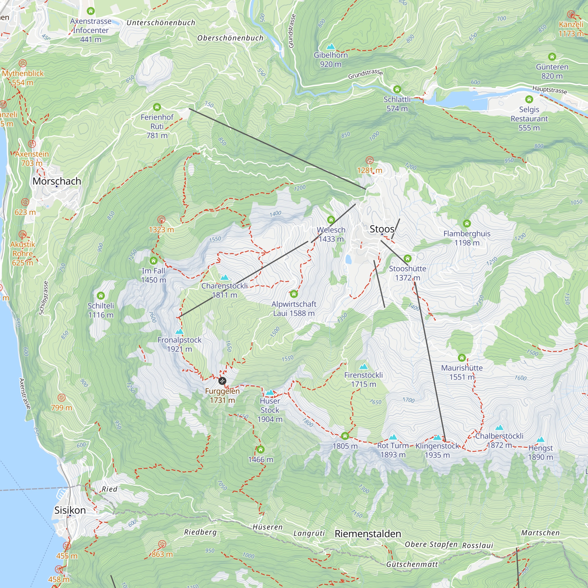 Alpwirtschaft Laui map
