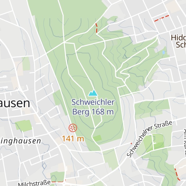 Map of Schweichler Berg