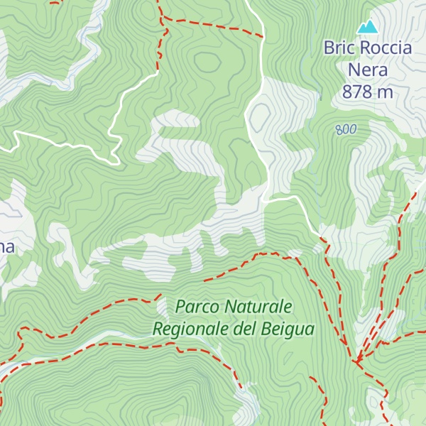 Map of Bric Mapassu