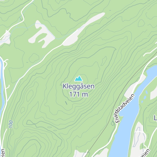 Map of Kleggåsen