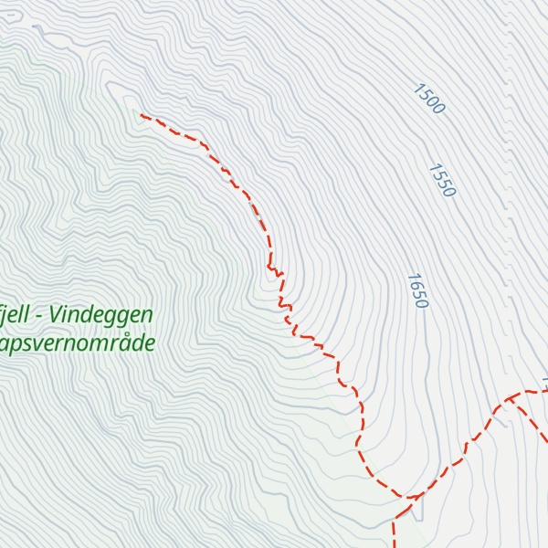Map of Gaustatoppen Turisthytte