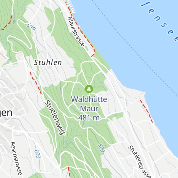 Map of Waldhütte Maur