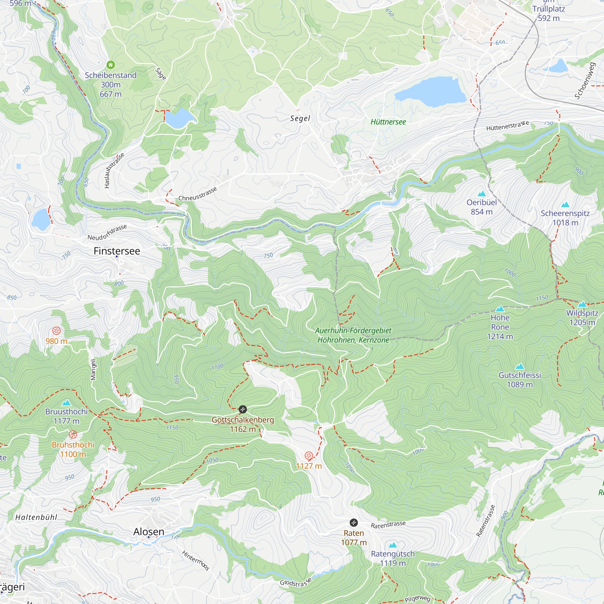 Sparenhütte map