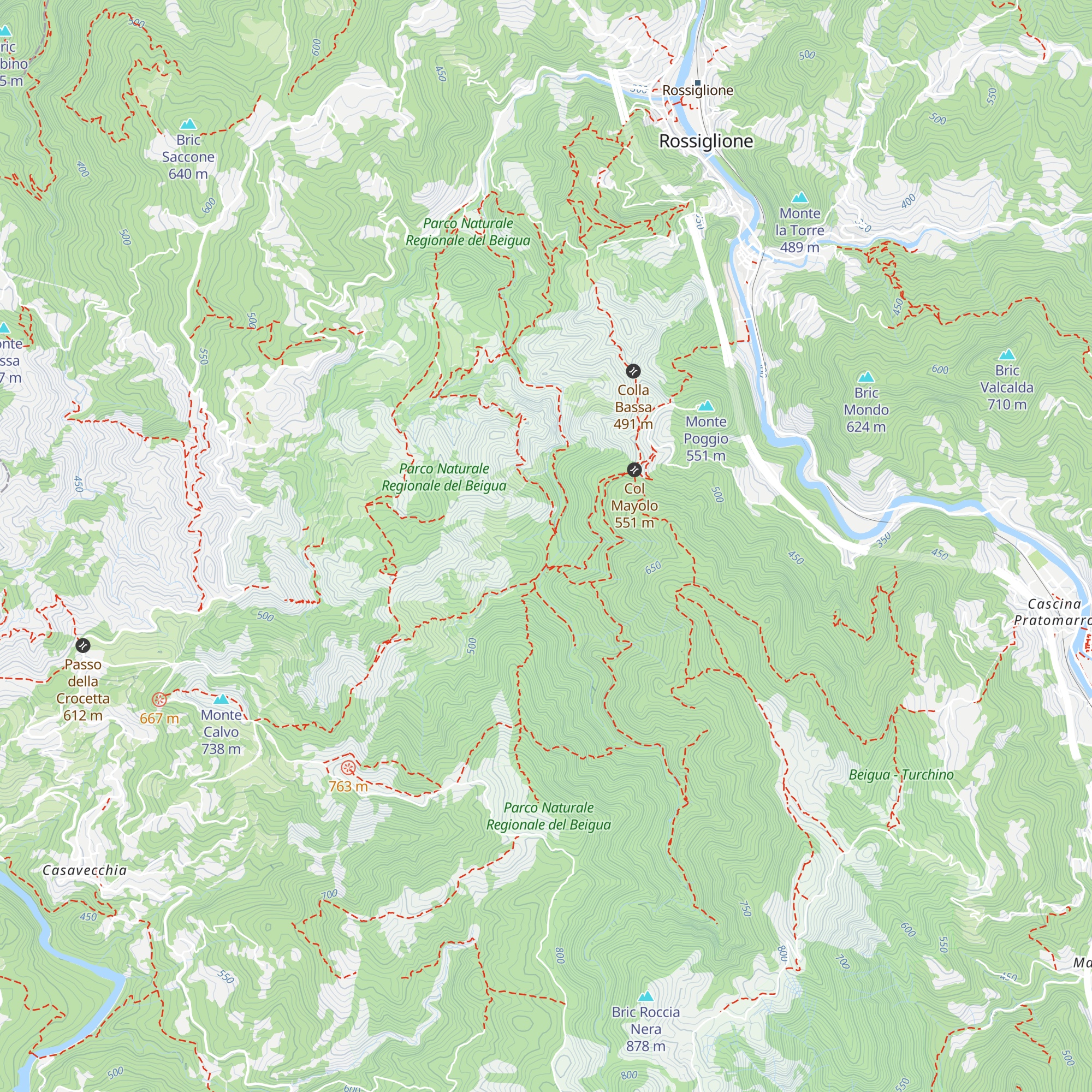 Cascina Veirera map
