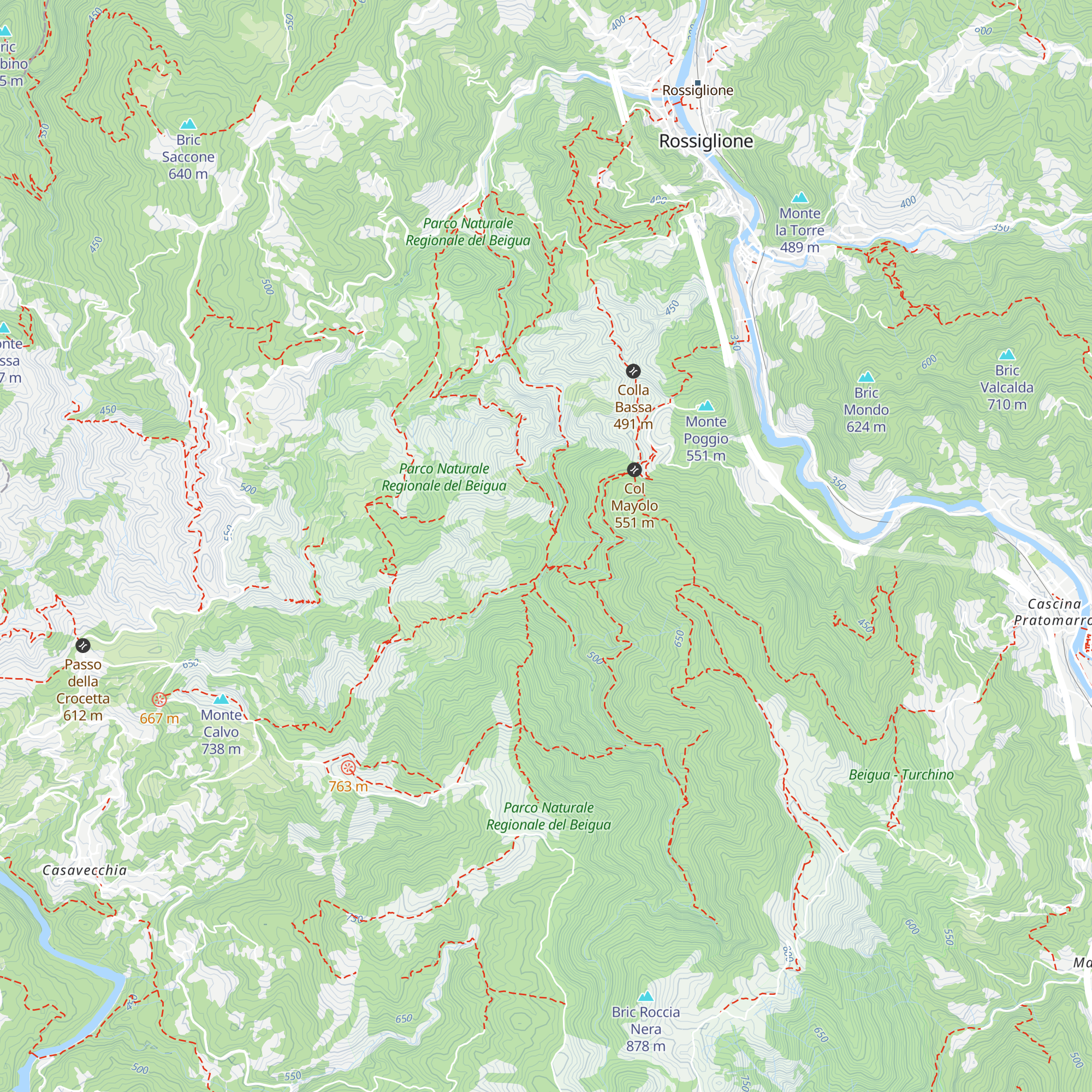 Cascina Veirera map