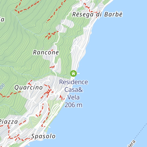 Map of Residence Casa&Vela