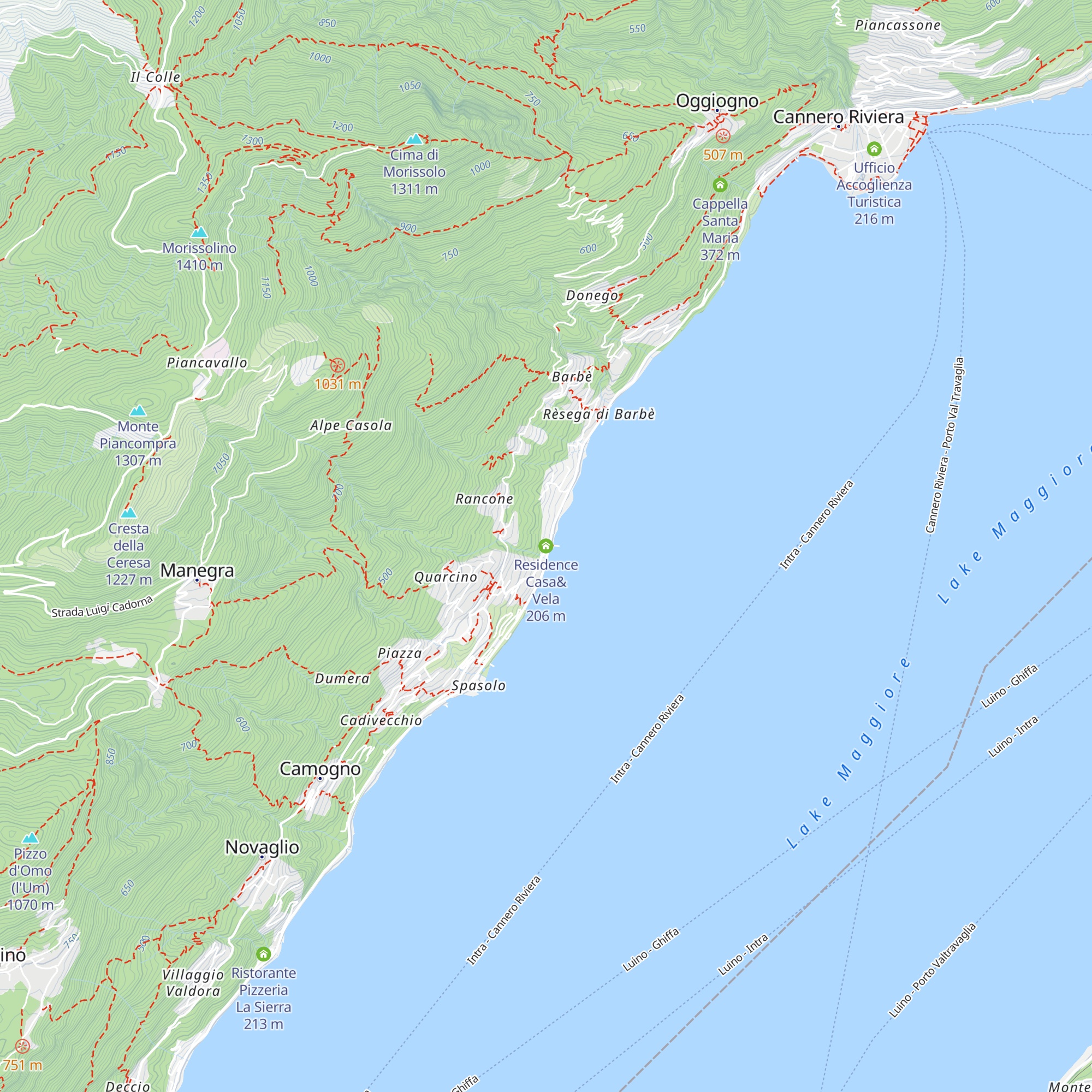 Residence Casa&Vela map