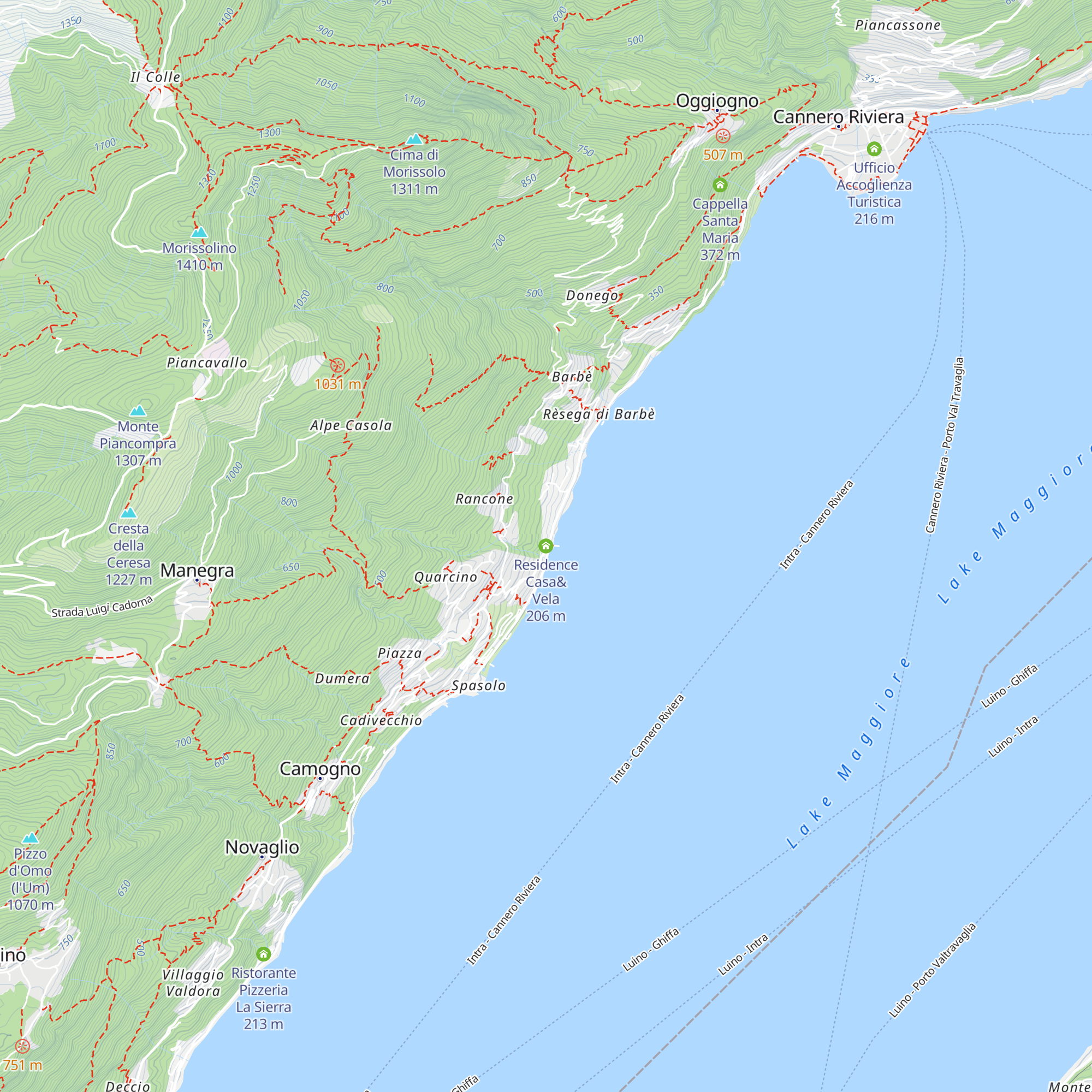 Residence Casa&Vela map