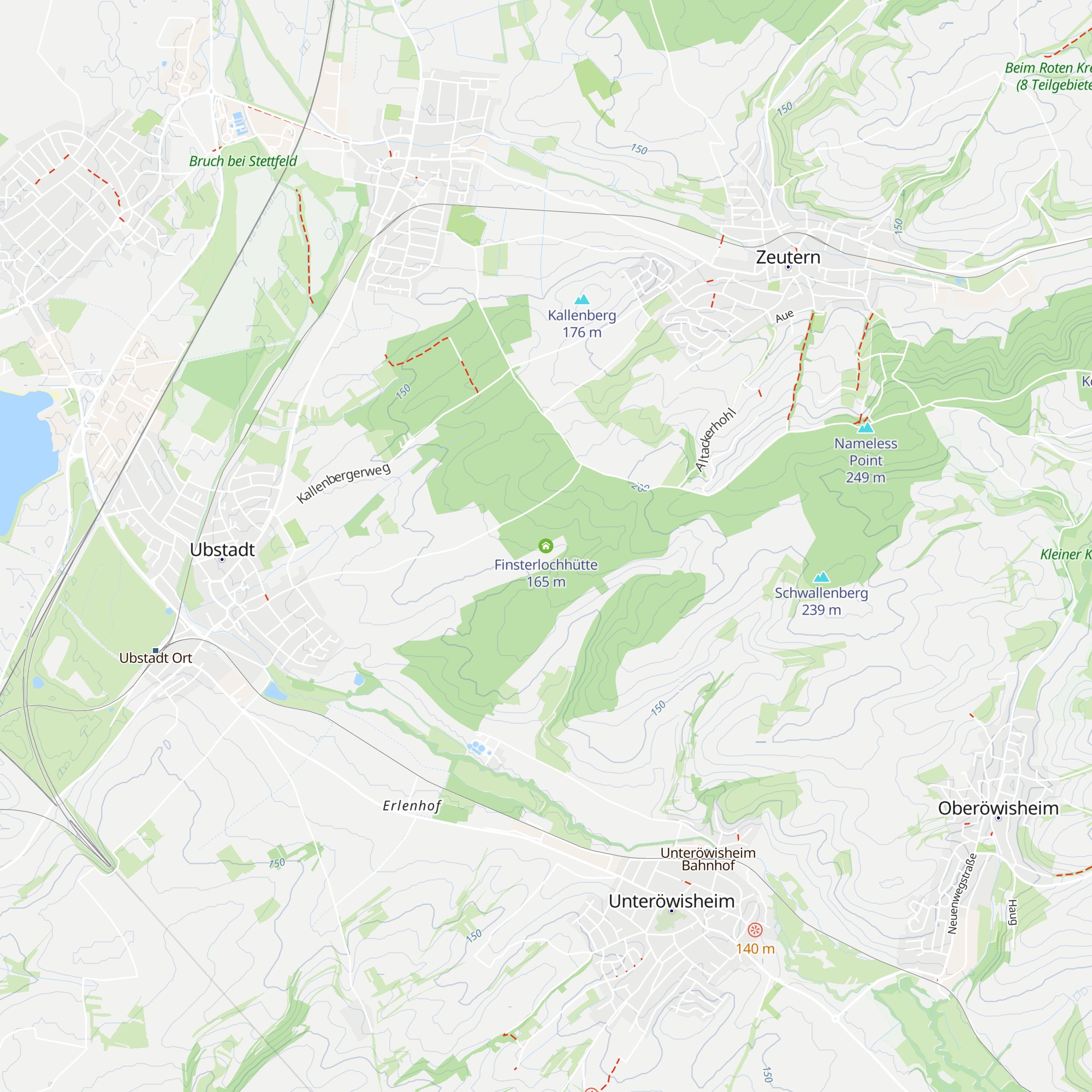 Finsterlochhütte map