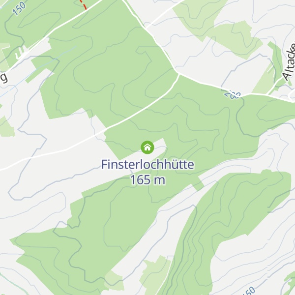 Map of Finsterlochhütte