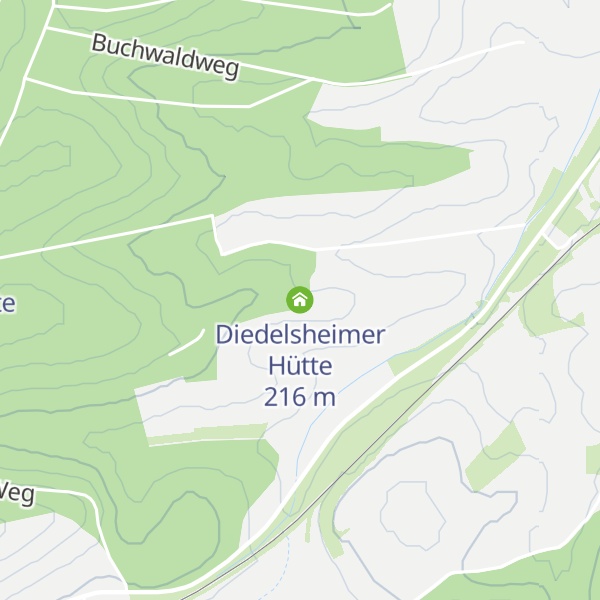Map of Diedelsheimer Hütte