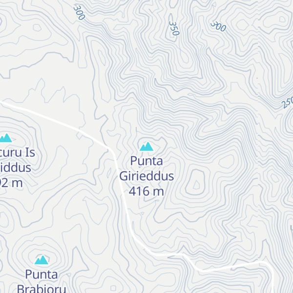 Map of Punta Girieddus