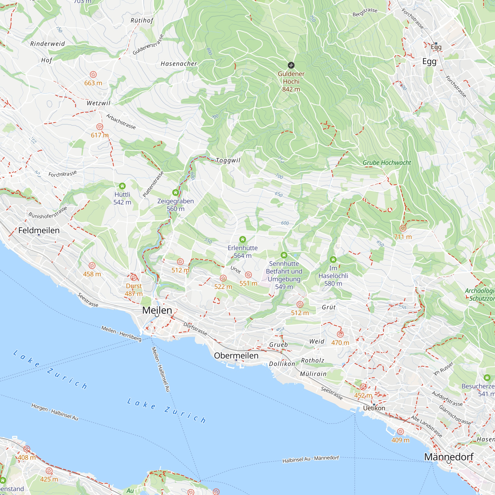 Kadetten map