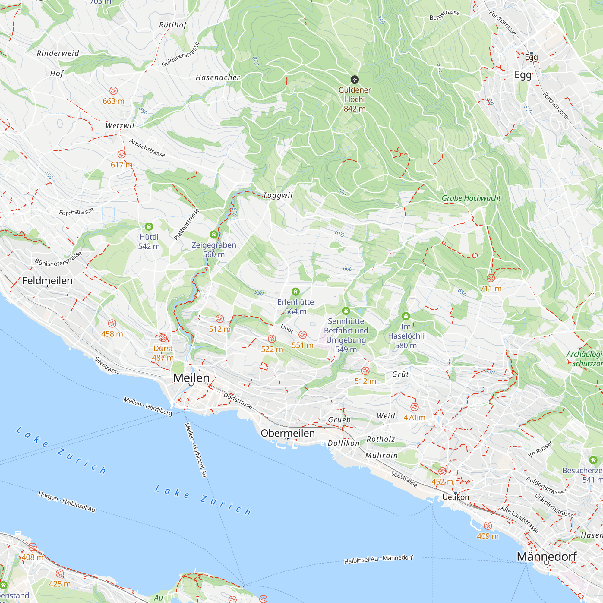 Kadetten map