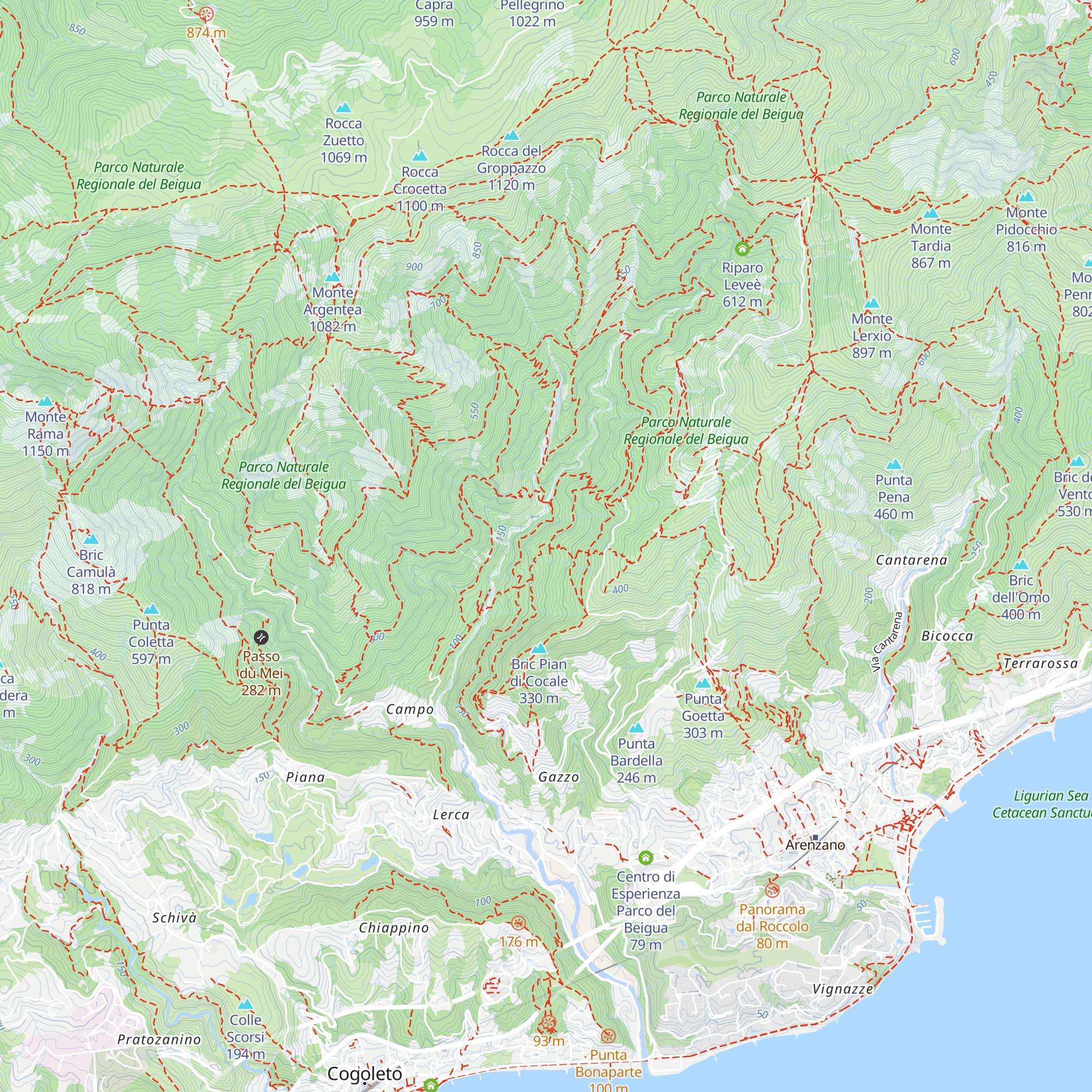 Rifugio Prato map