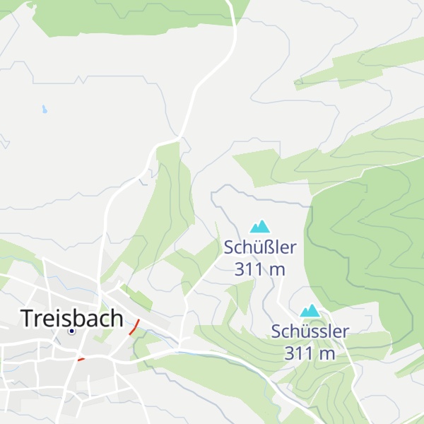 Map of Schöne-Aussicht-Hütte
