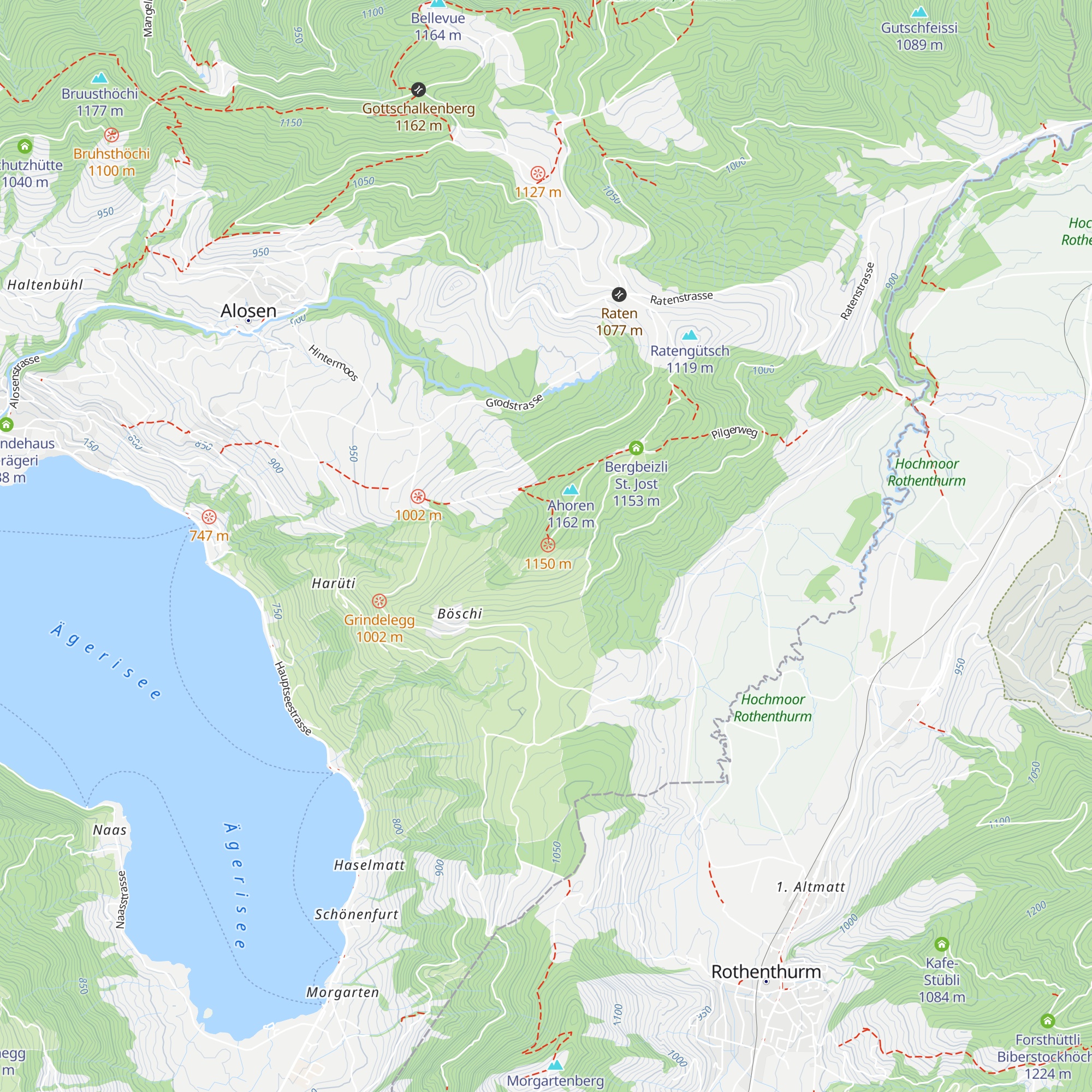 Ahorähütte map