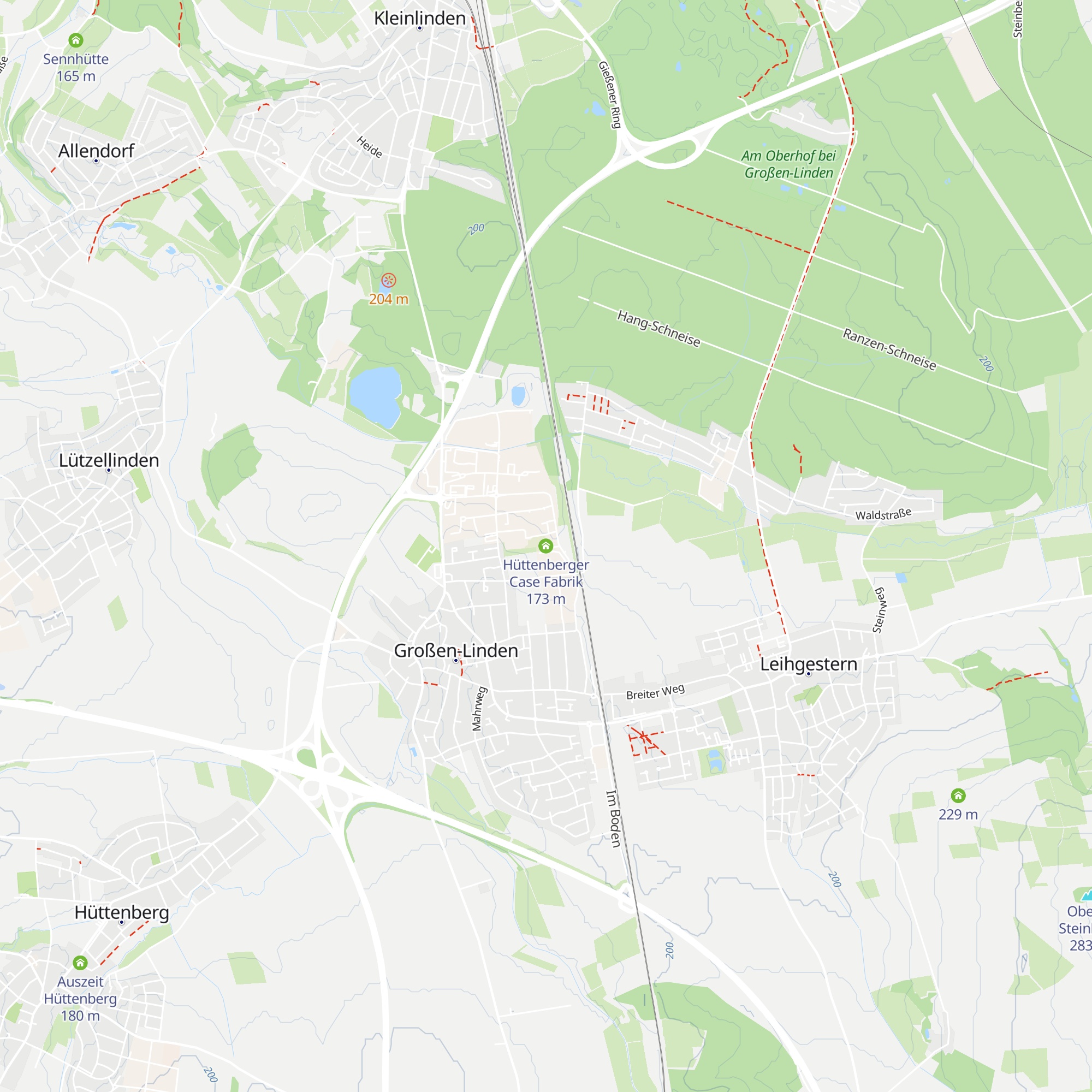 Hüttenberger Case Fabrik map