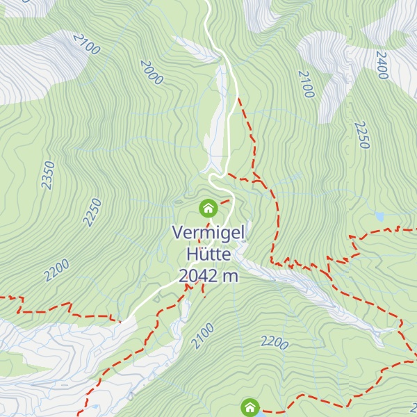 Map of Vermigel Hütte