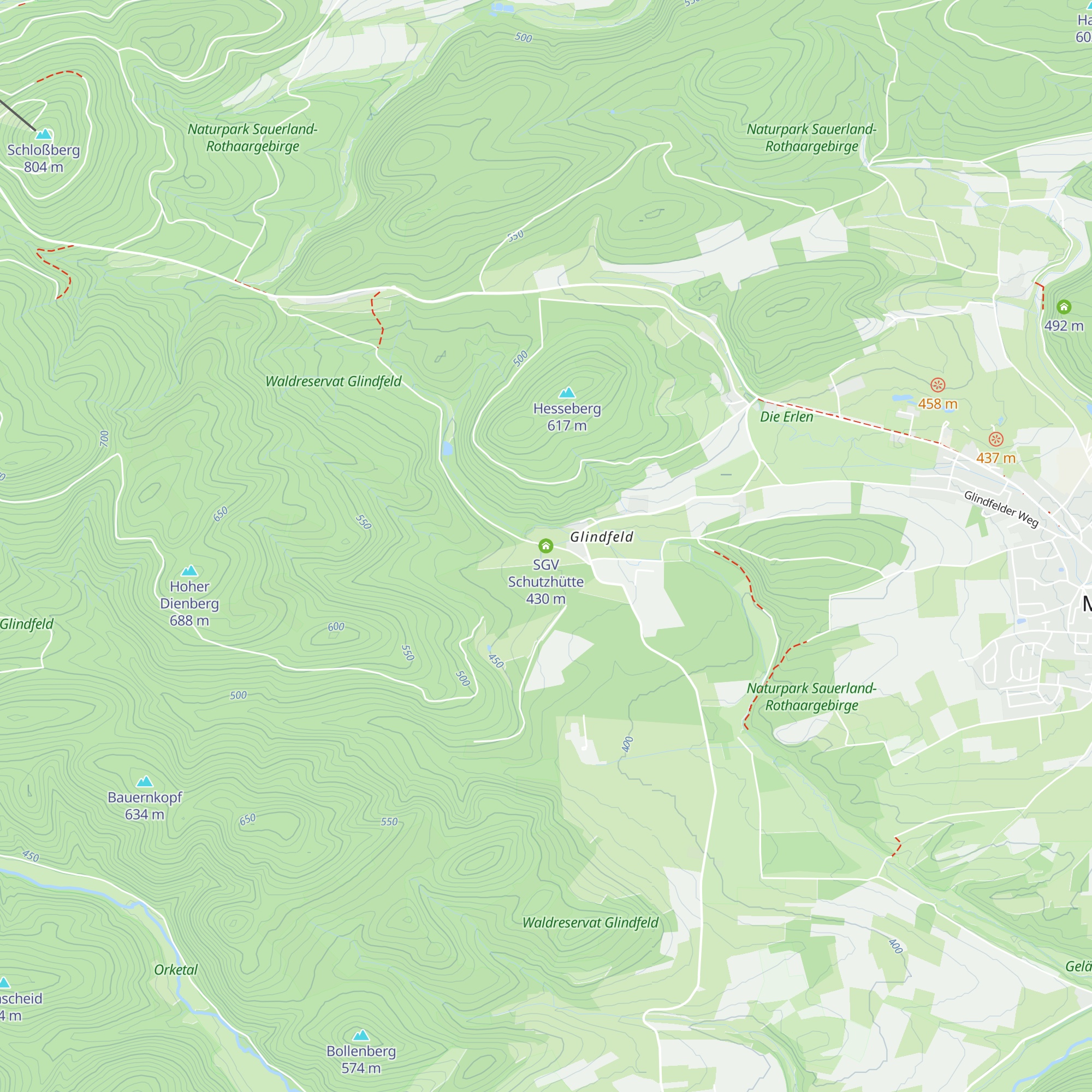 SGV Schutzhütte map