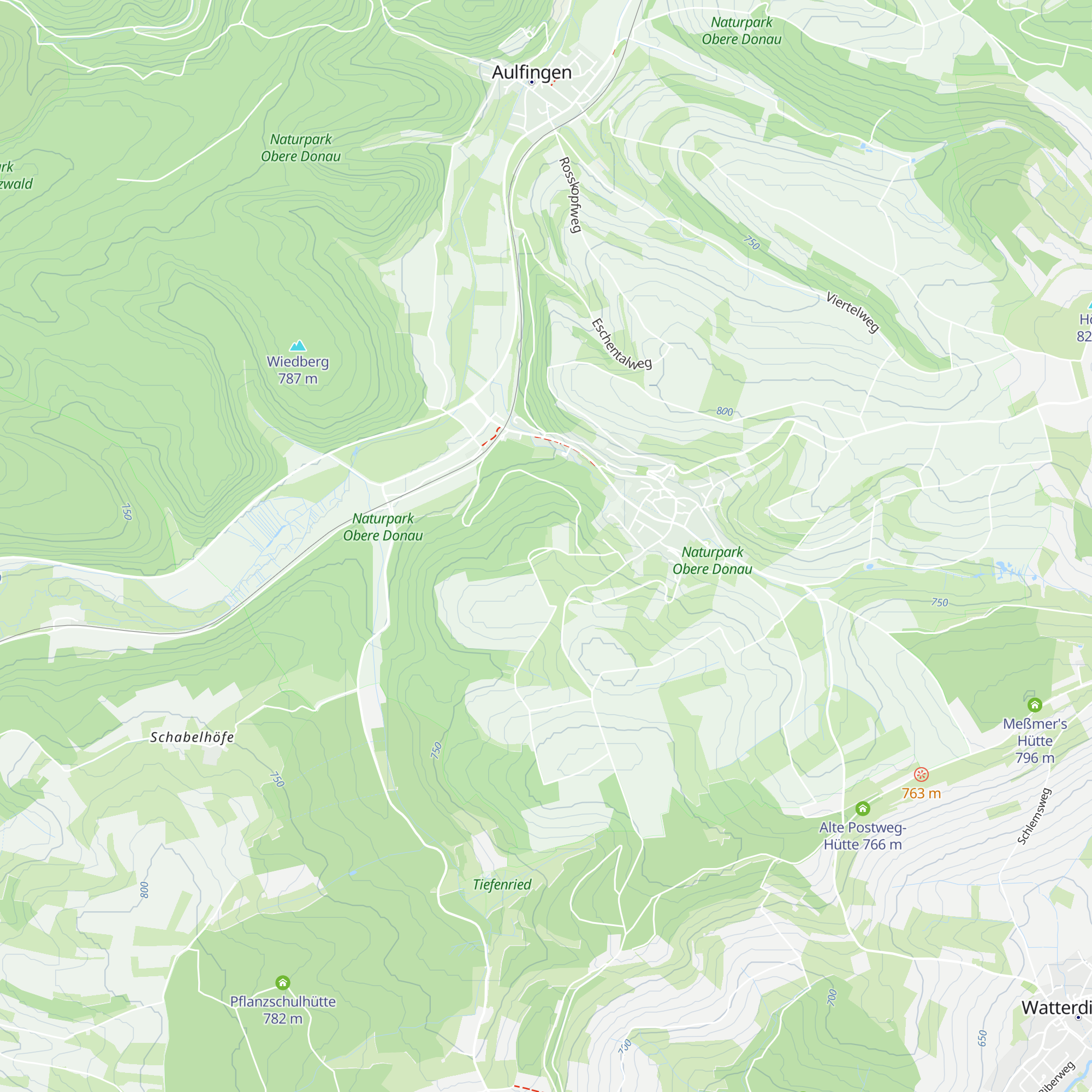 Neuhauhütte map