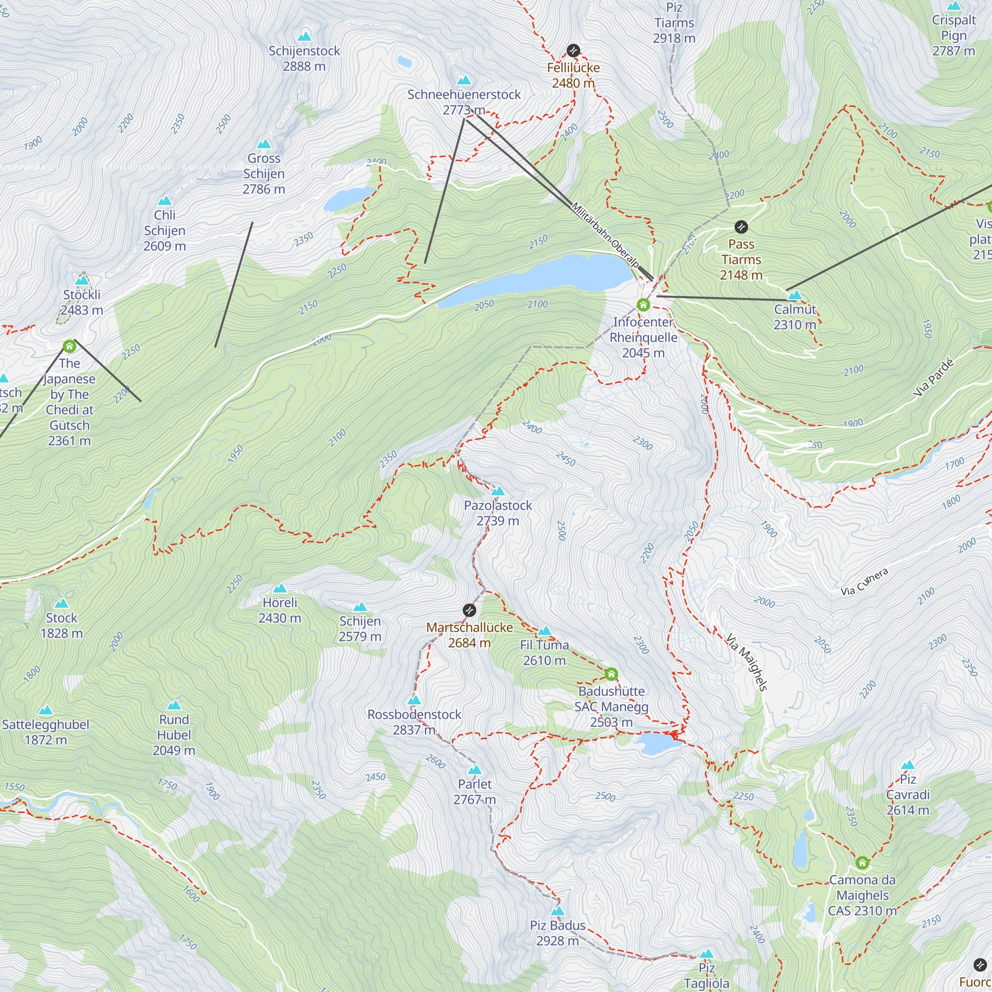 Chalet de montagne map