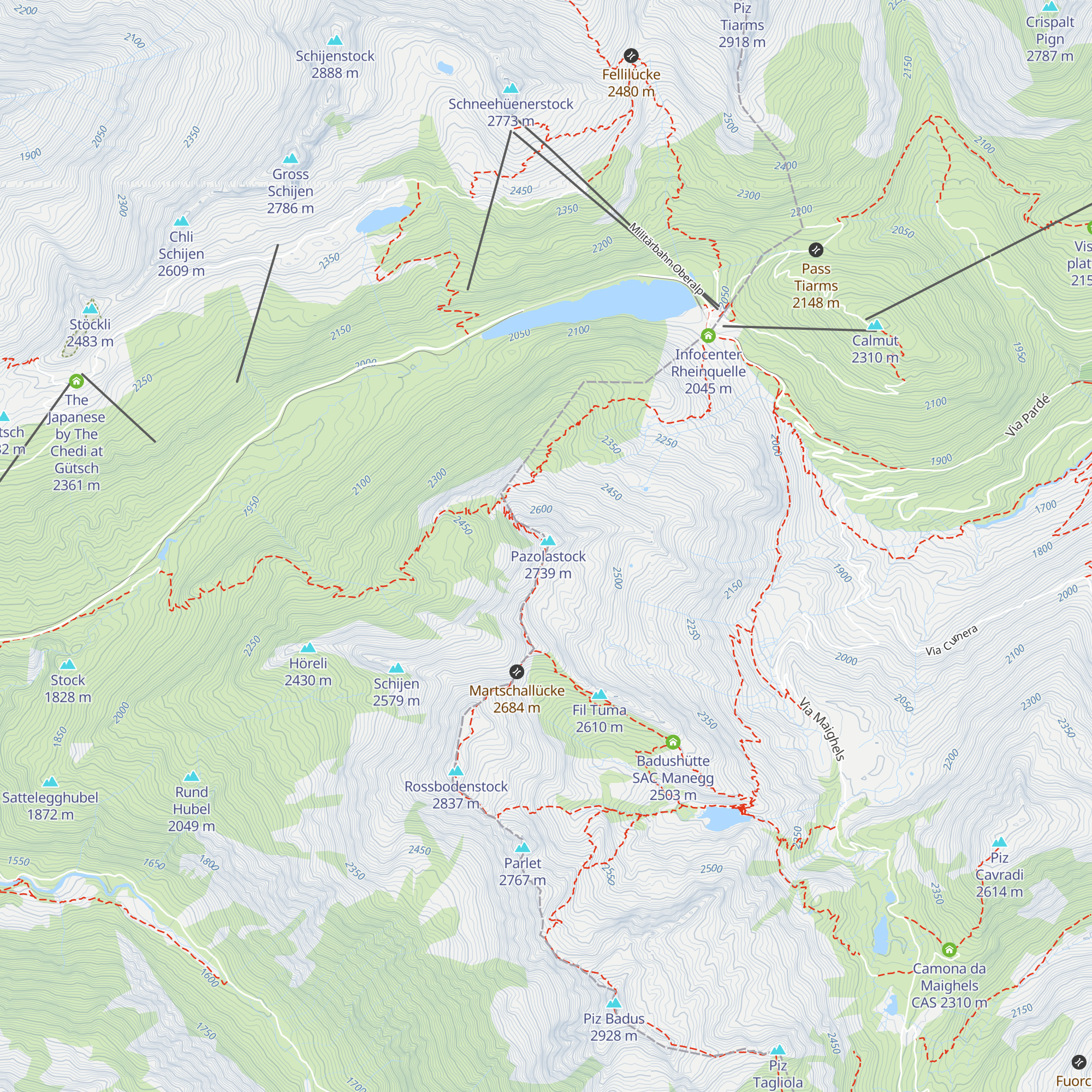 Chalet de montagne map
