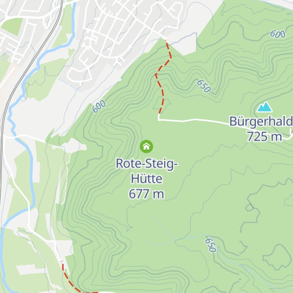 Map of Rote-Steig-Hütte