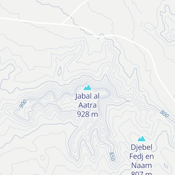 Map of Jabal al Aatra