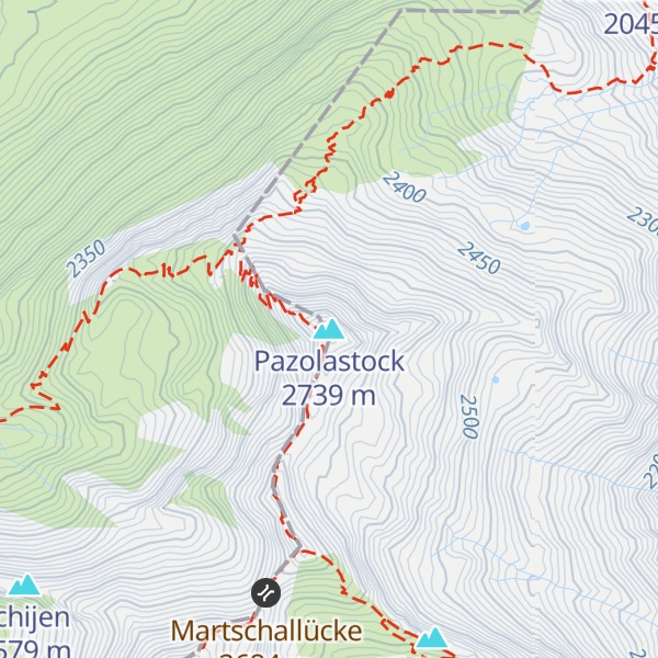 Map of Pazolastock