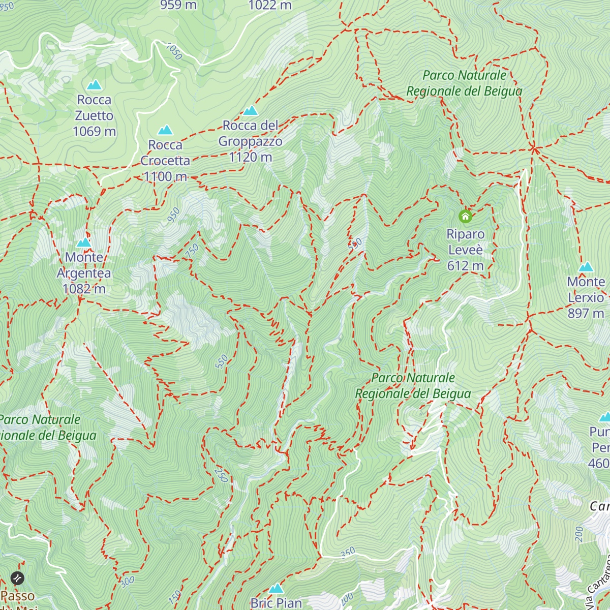 Rifugio Sambugo (Sambügu) map